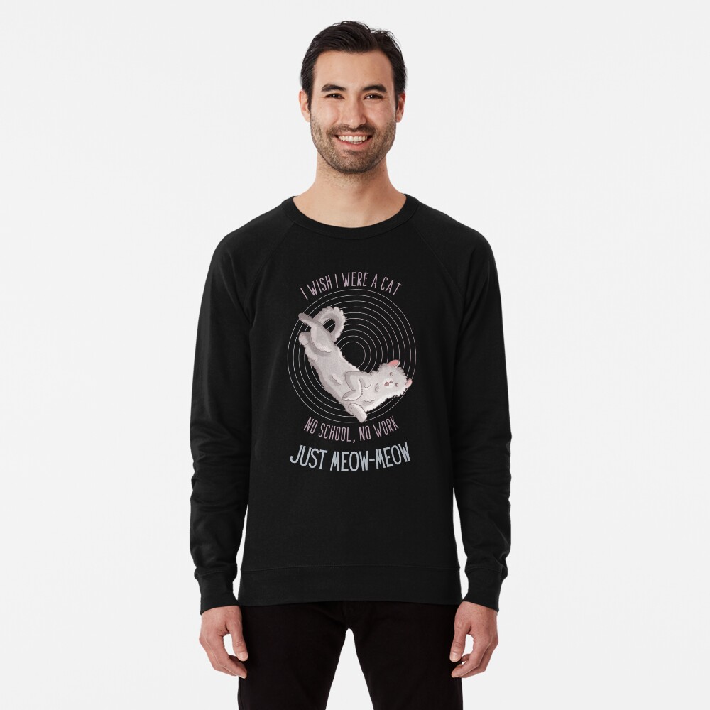 Item preview, Lightweight Sweatshirt designed and sold by FelineEmporium.