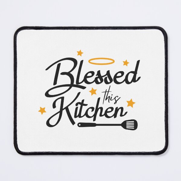 Item preview, Blessed This Kitchen - Artistic Home Decor for Food Lovers designed and sold by Saalim22.