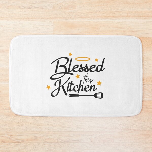 Item preview, Blessed This Kitchen - Artistic Home Decor for Food Lovers designed and sold by Saalim22.