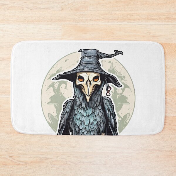 Item preview, Scary Cormorant in horror outfit - Halloween Special designed and sold by Sidewayanimals.