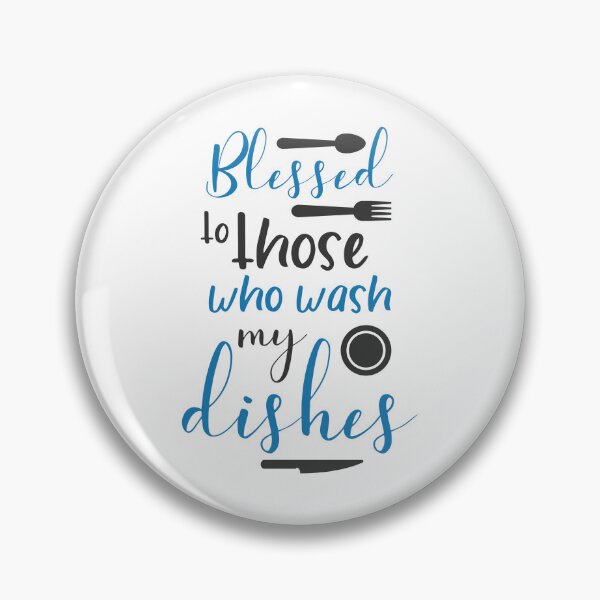 Item preview, Blessed are Those Who Wash My Dishes - Kitchen Gratitude Art designed and sold by Saalim22.