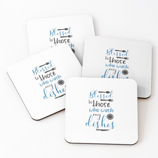 Item preview, Blessed are Those Who Wash My Dishes - Kitchen Gratitude Art designed and sold by Saalim22.