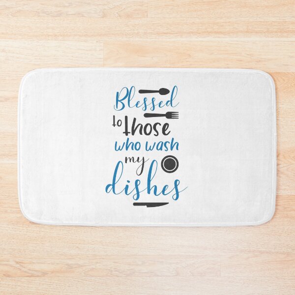 Item preview, Blessed are Those Who Wash My Dishes - Kitchen Gratitude Art designed and sold by Saalim22.