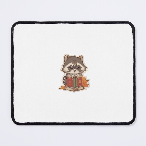 Item preview, Baby raccoon with books for fall designed and sold by nanou-creations.