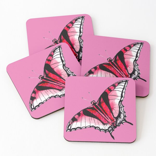Item preview, Colorful butterfly no 3 - red butterfly designed and sold by mon-artist.