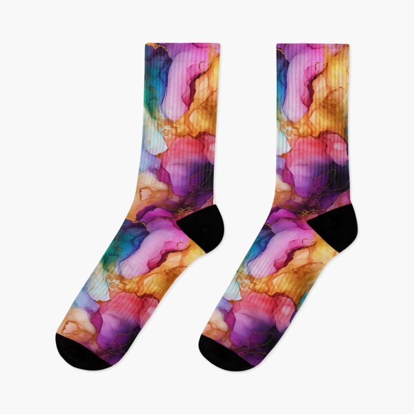 Item preview, Rainbow Abstract Alcohol Ink Pattern designed and sold by Sromwit Bunrid.