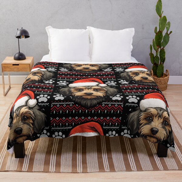 Item preview, Yorkiepoo Ugly Sweater Christmas designed and sold by rafaeltto.