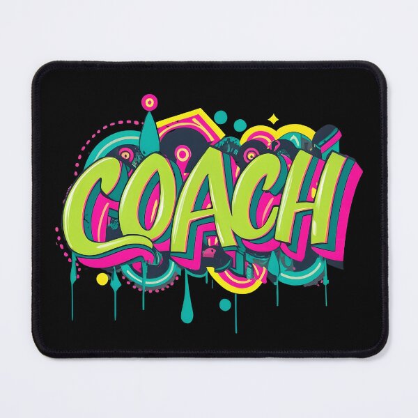 Item preview, Colorful Typography of COACH designed and sold by Adeel Mushtaq.