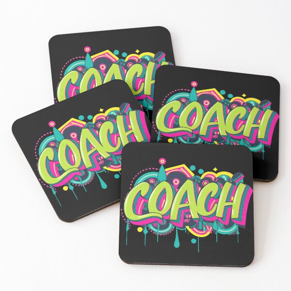 Item preview, Colorful Typography of COACH designed and sold by Adeel Mushtaq.