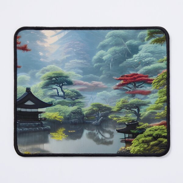 Item preview,  View of Ancient Japan Fantasy  A Realistic Artwork 16 designed and sold by mythographiaart.