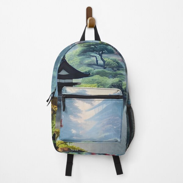 Item preview,  View of Ancient Japan Fantasy  A Realistic Artwork 16 designed and sold by mythographiaart.