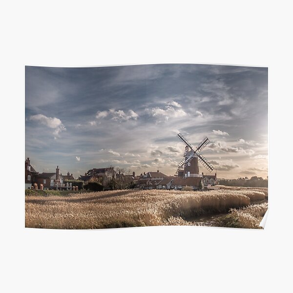 Cley next the Sea Norfolk UK - A Bright Winters Day Poster