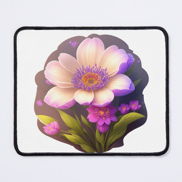 Item preview, Whimsical Underwater Galaxy Flower Sticker on White Background (81) designed and sold by WASjourney.