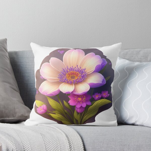 Item preview, Whimsical Underwater Galaxy Flower Sticker on White Background (81) designed and sold by WASjourney.