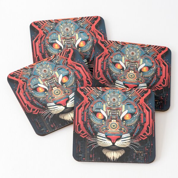 Item preview, The Electric Tiger 2 designed and sold by Earth Celebration Designs.