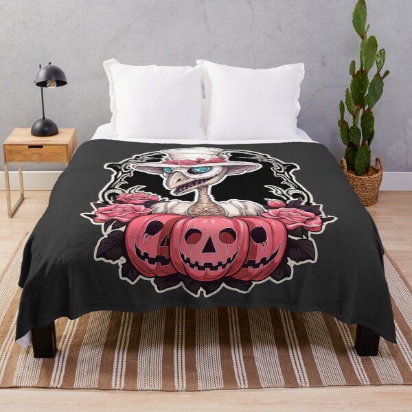 Item preview, Scary Flamingo in horror outfit - Halloween Special designed and sold by Sidewayanimals.