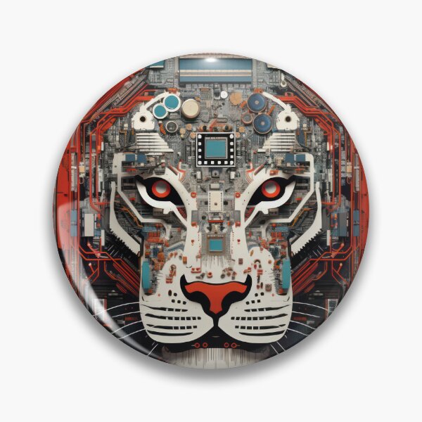 Item preview, The Electric Tiger 3 designed and sold by Earth Celebration Designs.