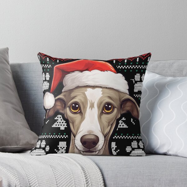 Item preview, Whippet Ugly Sweater Christmas designed and sold by rafaeltto.