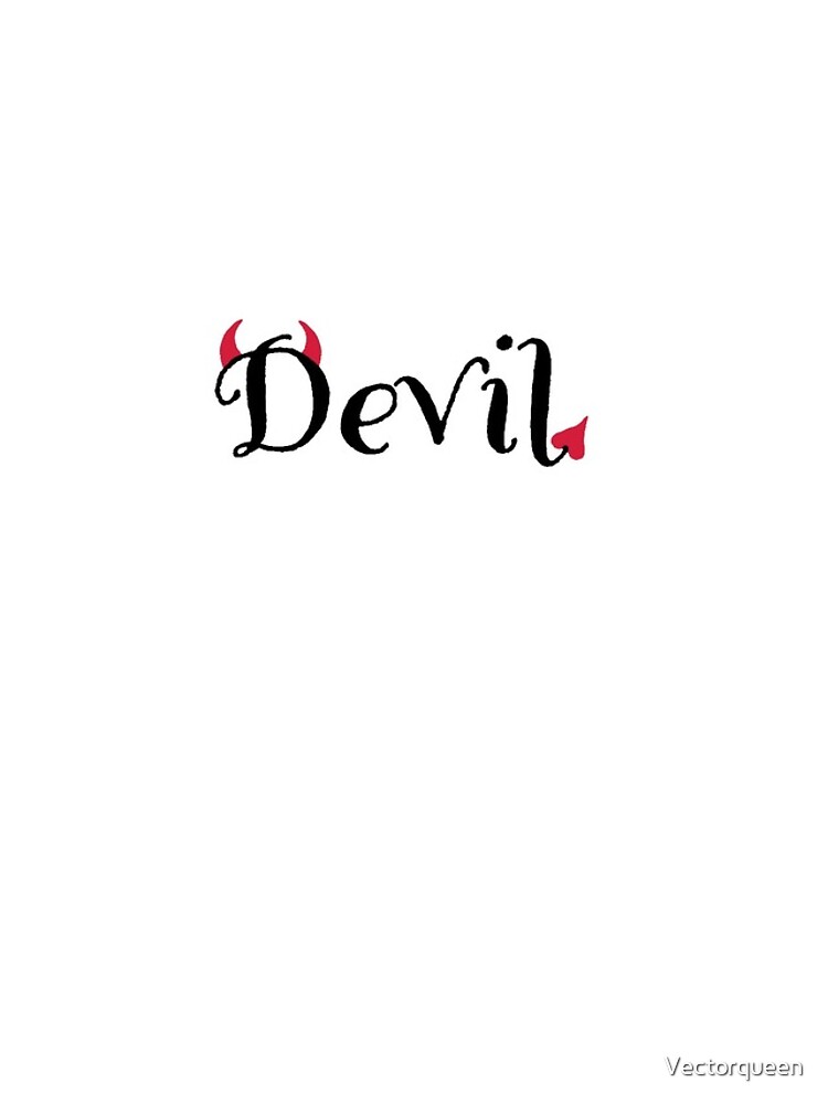 Thumbnail 4 of 4, iPhone Case, devil designed and sold by Vectorqueen.