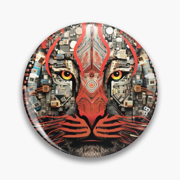 Item preview, The Electric Tiger 4 designed and sold by Earth Celebration Designs.