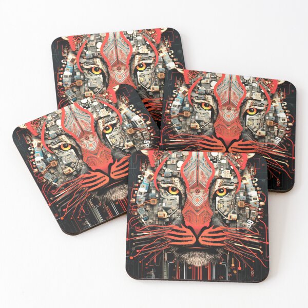 Item preview, The Electric Tiger 4 designed and sold by Earth Celebration Designs.