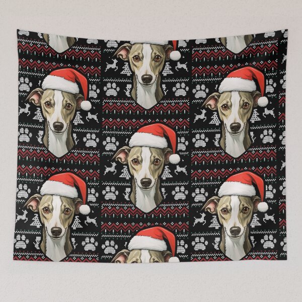 Item preview, Whippet Ugly Sweater Christmas designed and sold by rafaeltto.