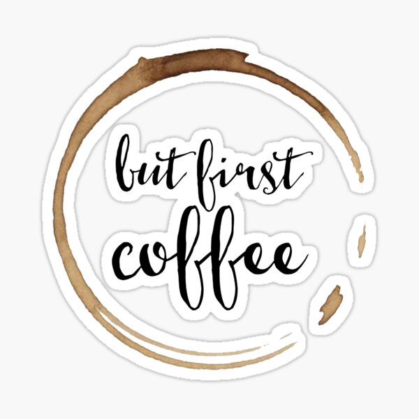 But First Coffee PVC Badge Reel