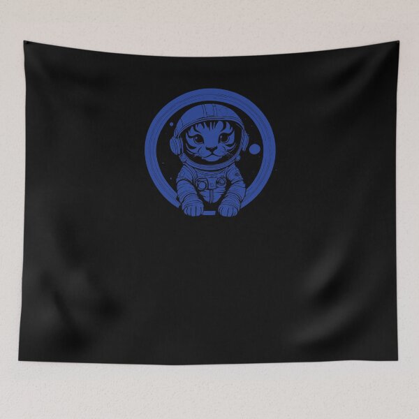 Item preview, Little Tiger Astronaut - Blue 2 designed and sold by Soulemotion.