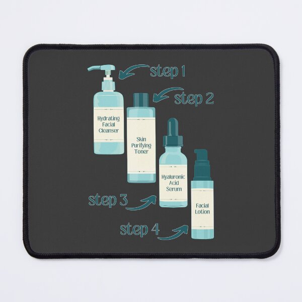 Item preview, Cleanser Toner Serum Lotion Skincare Steps Beauty Secrets designed and sold by ObsidianDaz.