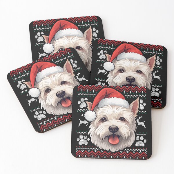 Item preview, West Highland White Terrier Westie Ugly Sweater Christmas designed and sold by rafaeltto.