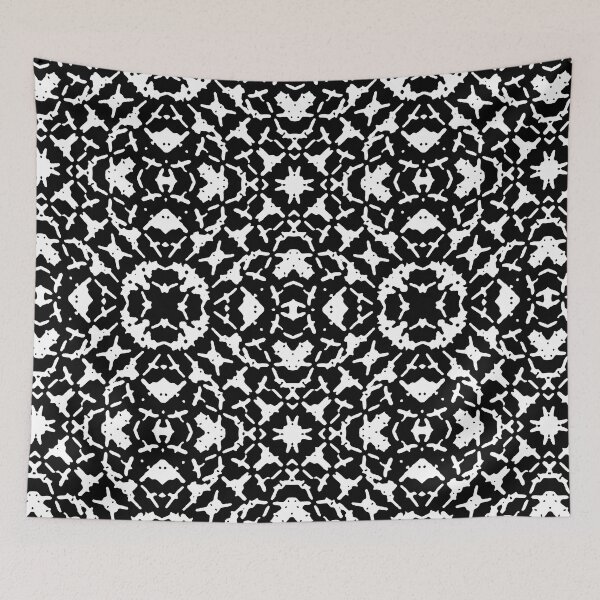 Item preview, Black and White Geometric Pattern designed and sold by DFLC Prints.