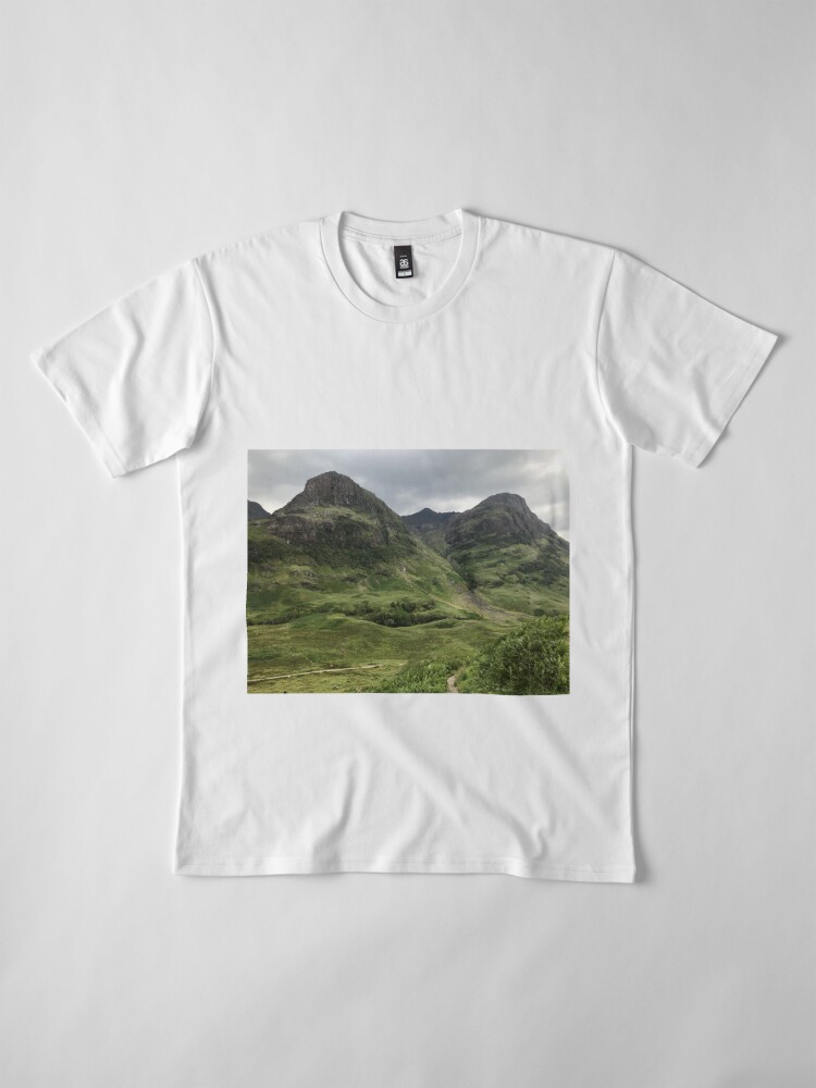 Alternate view of Glencoe, the Highlands , Scotland Premium T-Shirt