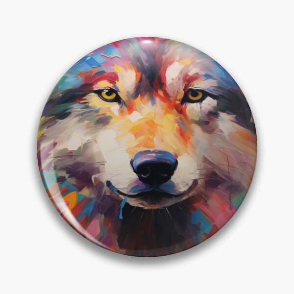 Item preview, Impressionism wolf designed and sold by patternshoprad.