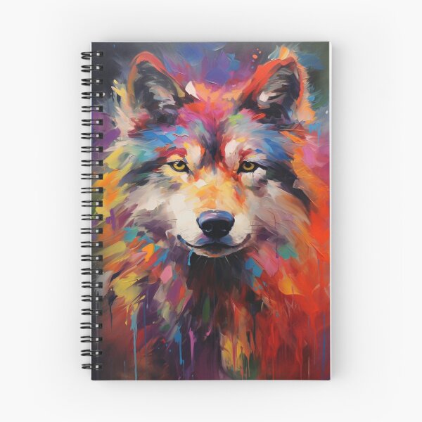 Item preview, Impressionism wolf designed and sold by patternshoprad.