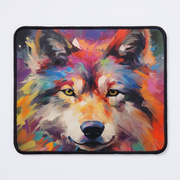 Item preview, Impressionism wolf designed and sold by patternshoprad.