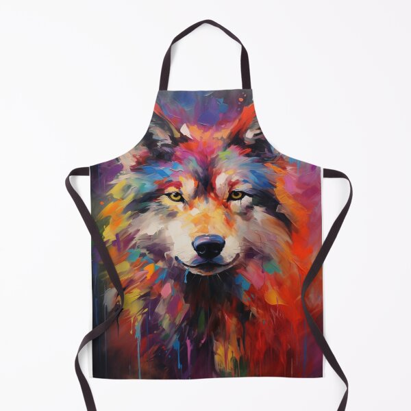 Item preview, Impressionism wolf designed and sold by patternshoprad.