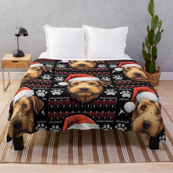 Item preview, Welsh Terrier Ugly Sweater Christmas designed and sold by rafaeltto.