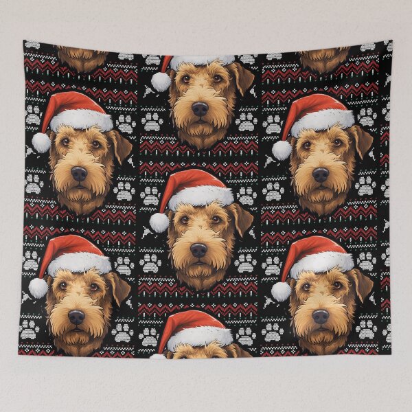 Item preview, Welsh Terrier Ugly Sweater Christmas designed and sold by rafaeltto.