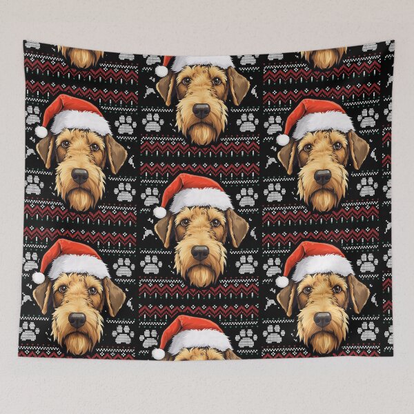 Item preview, Welsh Terrier Ugly Sweater Christmas designed and sold by rafaeltto.