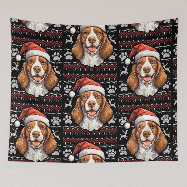 Item preview, Welsh Springer Spaniel Ugly Sweater Christmas designed and sold by rafaeltto.