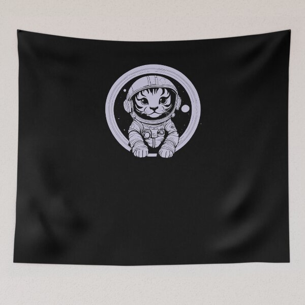 Item preview, Little Tiger Astronaut - Light Purple designed and sold by Soulemotion.