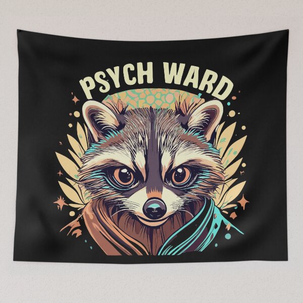 Item preview, Psych ward - Raccoon  designed and sold by RebeccaRe.