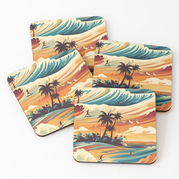 Item preview, Hermosas Olas Ocean Life Surf designed and sold by EnigmaStitcher.