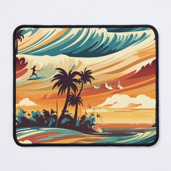 Item preview, Beautiful Waves Ocean Life Surf designed and sold by EnigmaStitcher.