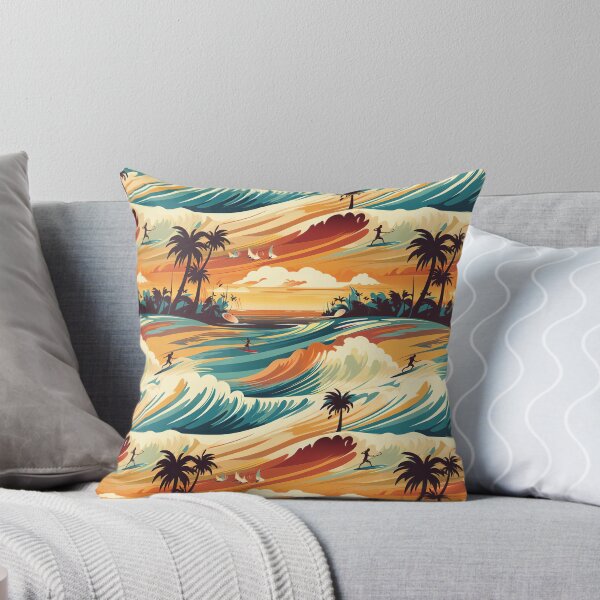 Item preview, Beautiful Waves Ocean Life Surf designed and sold by EnigmaStitcher.