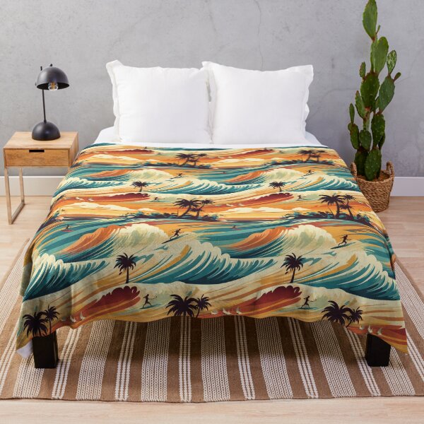 Item preview, Beautiful Waves Ocean Life Surf designed and sold by EnigmaStitcher.