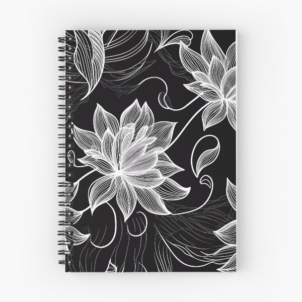 Item preview, “Elegant Nature: Floral Silhouette” designed and sold by Art-Vortex-fr.
