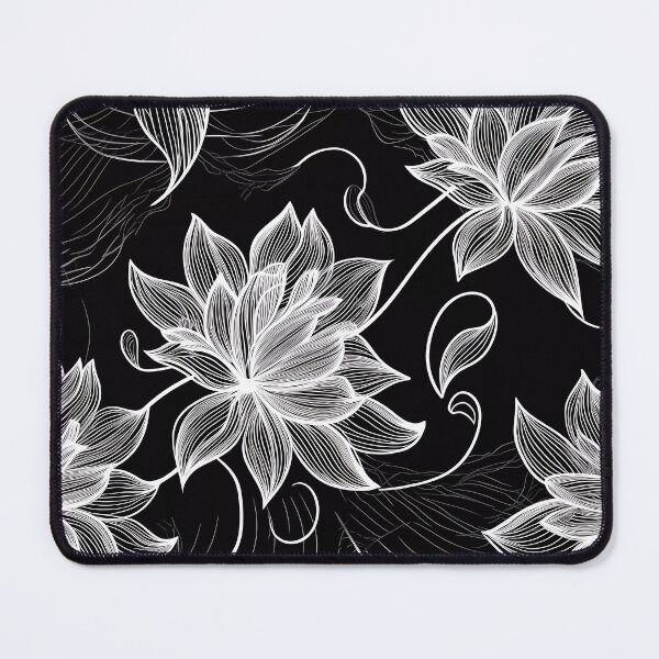 Item preview, “Elegant Nature: Floral Silhouette” designed and sold by Art-Vortex-fr.