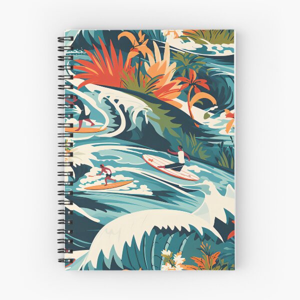 Item preview, Beautiful Waves Ocean Life Surf, Hawaiian Surf designed and sold by EnigmaStitcher.