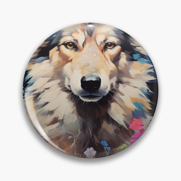 Item preview, Impressionism wolf designed and sold by patternshoprad.